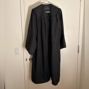 College graduation cap + black robe for 5’3-5’5